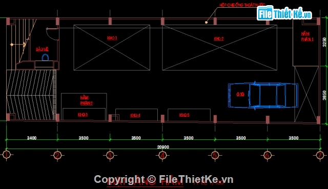 nhà mặt phố,nhà làm văn phòng,File thiết kế